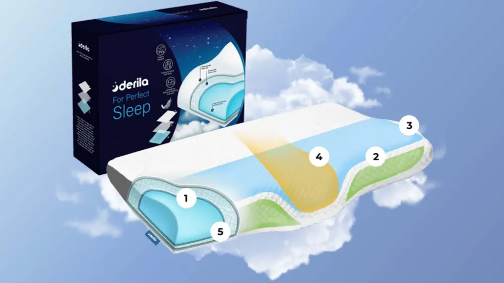 Derila Cervical Memory Foam Pillows